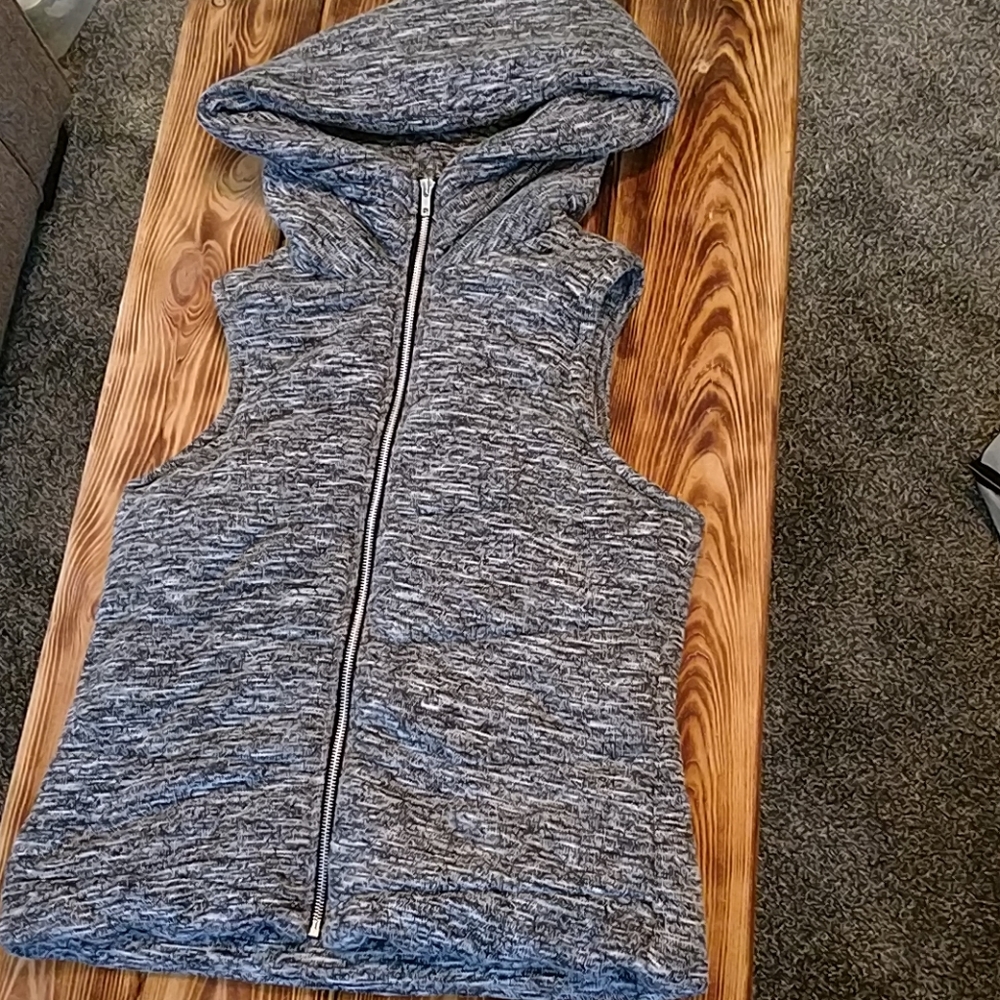 Super Soft and Plush Hooded Vest By Vanity